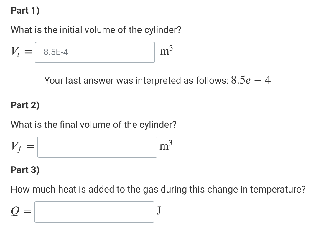 Solved This is the Ideal gas law questions. The part 1 | Chegg.com