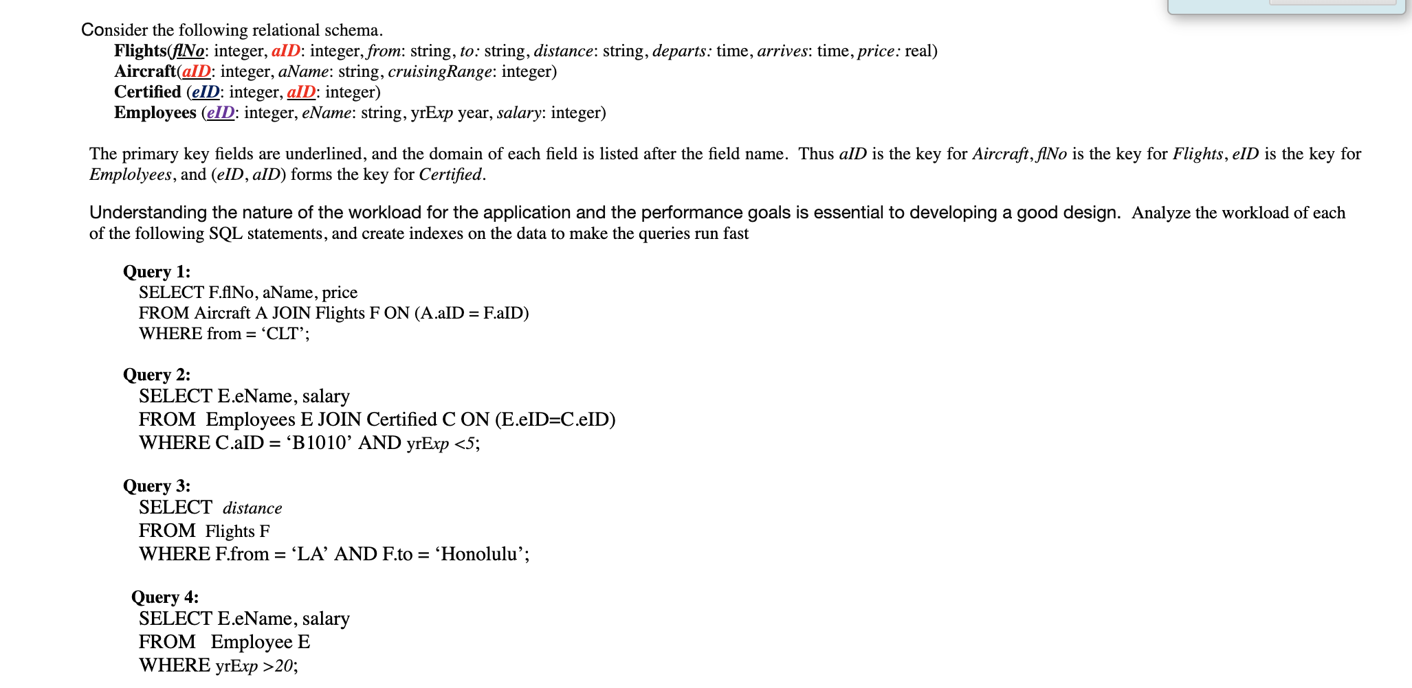 Solved Writing SQL statements to create THREE | Chegg.com