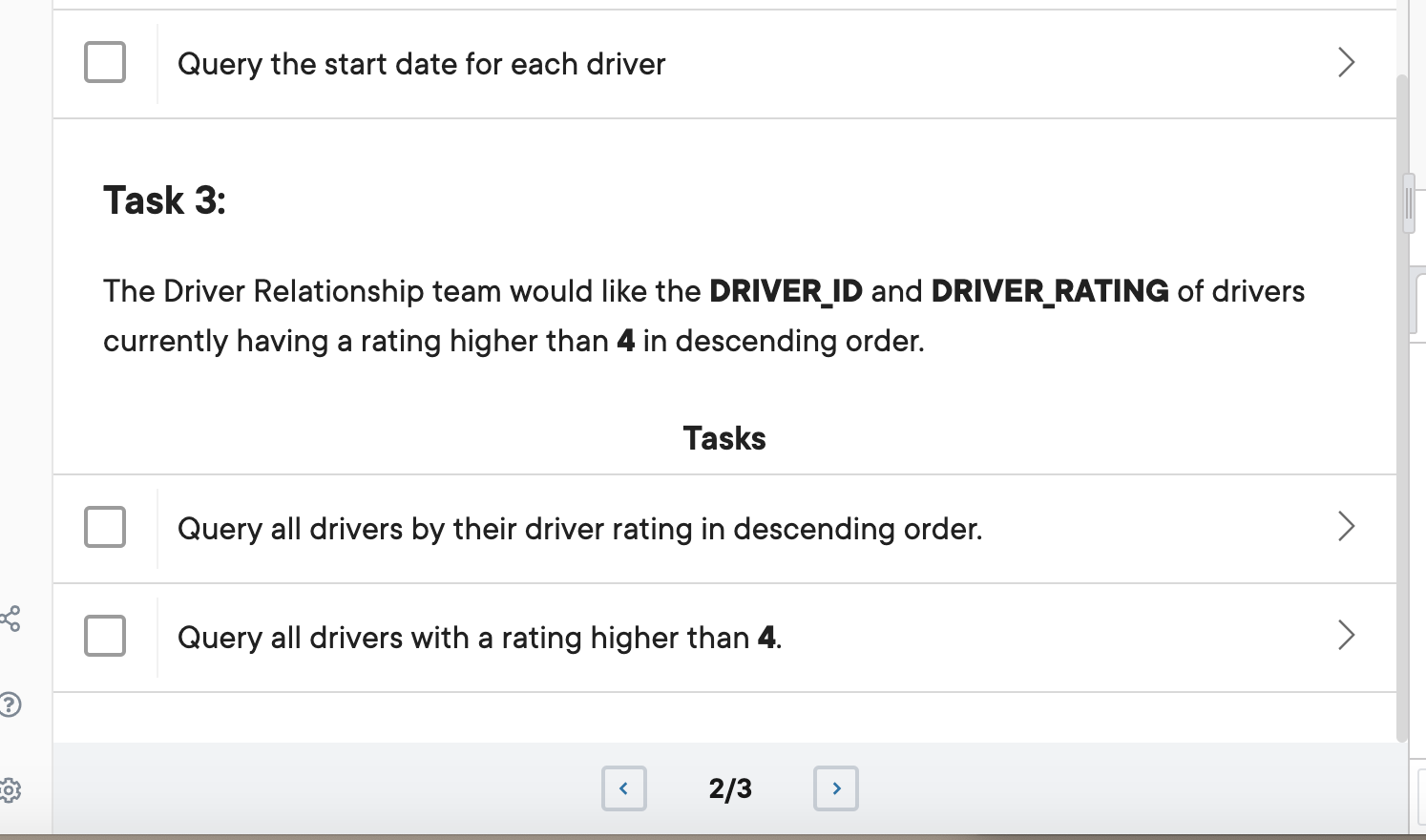 Solved Drivers are essential for InstantRide, and the Driver | Chegg.com