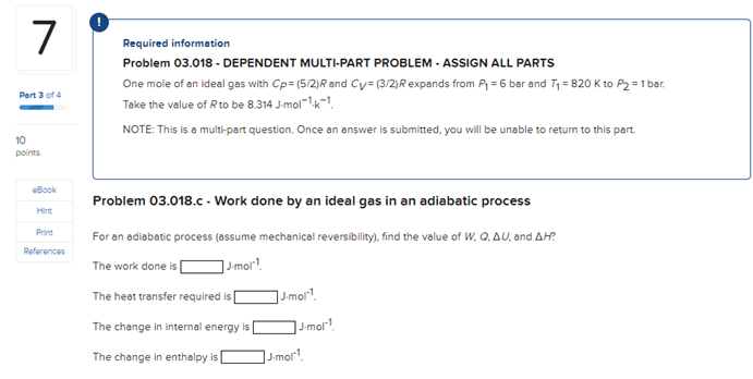 Solved Required Information Problem 03.018 - DEPENDENT | Chegg.com ...