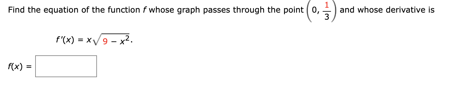 Solved Find The Equation Of The Function F Whose Graph 