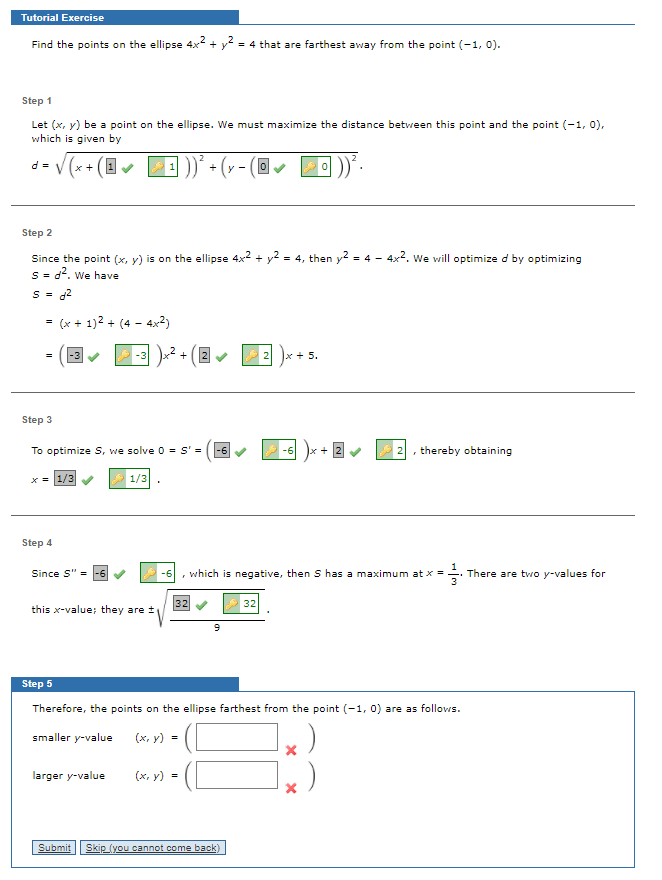 Solved Find the points on the ellipse 4x2 + y2 = 4 that | Chegg.com