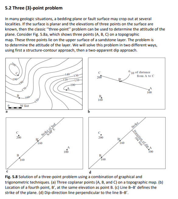 solved-5-2-three-3-point-problem-in-many-geologic-chegg