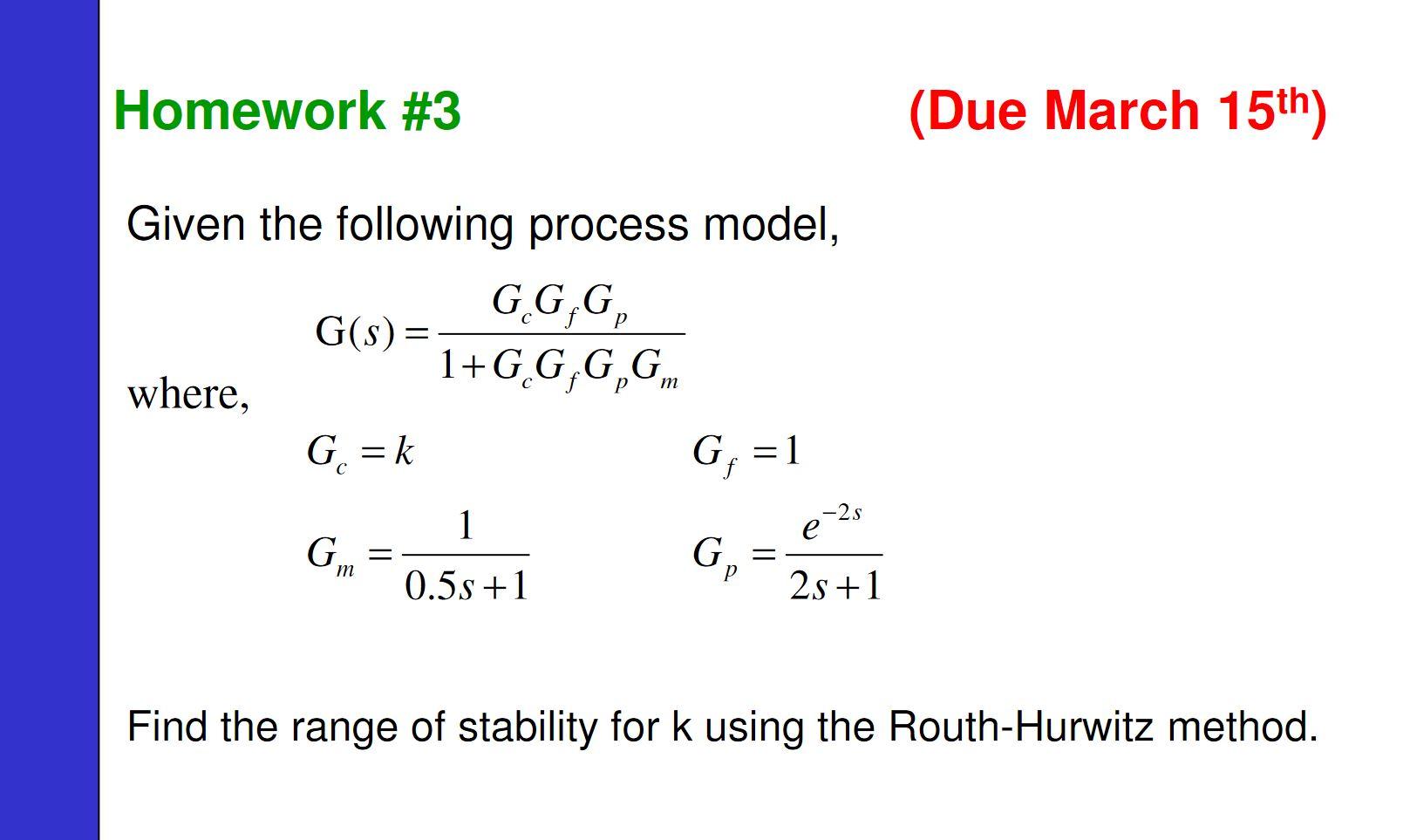 Solved Homework 3 Due March 15th Given The Following P Chegg Com
