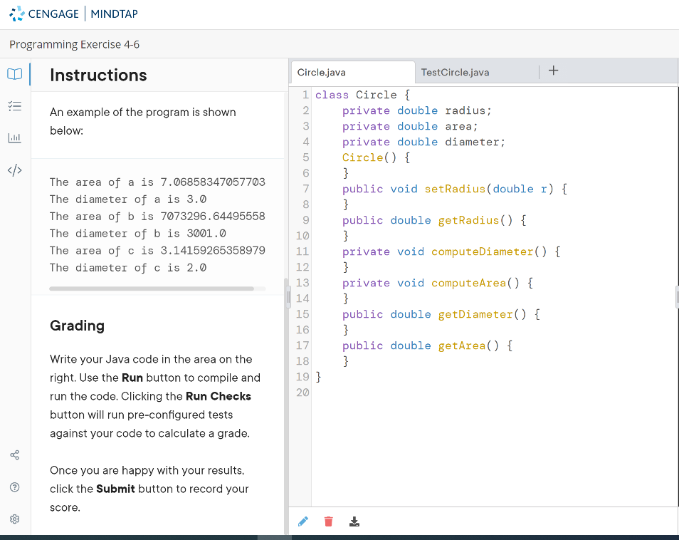 Solved CENGAGE MINDTAP Programming Exercise 4-6 Instructions | Chegg.com