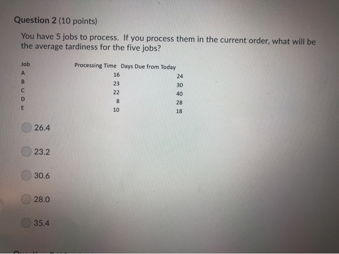 Solved Question 1 (10 Points) What Would Be The Change In | Chegg.com