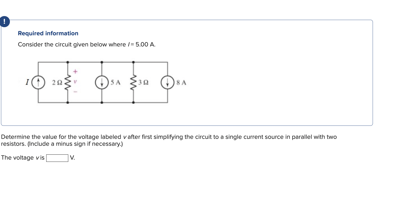 Solved Required Information Consider The Circuit Given Below | Chegg.com