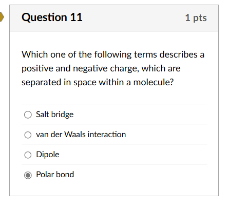 Solved Question 11Which one of the following terms describes Chegg com