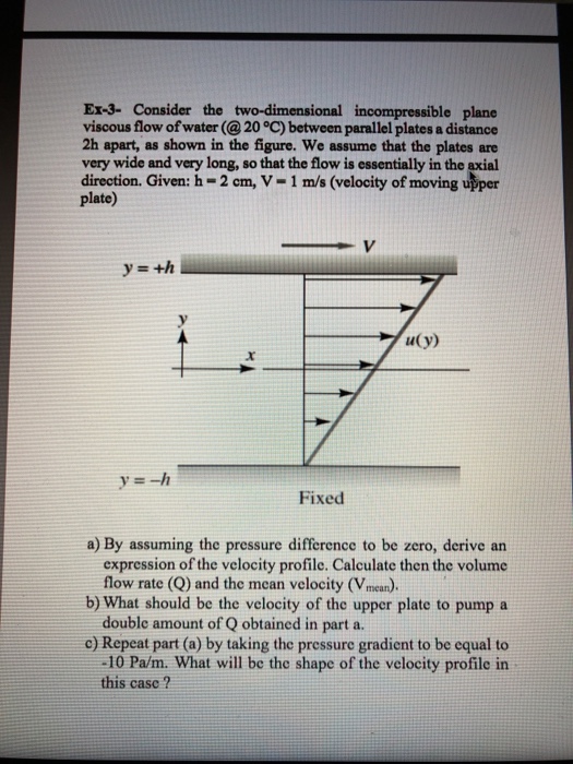 Solved Ex-3- Consider the two-dimensional incompressible | Chegg.com