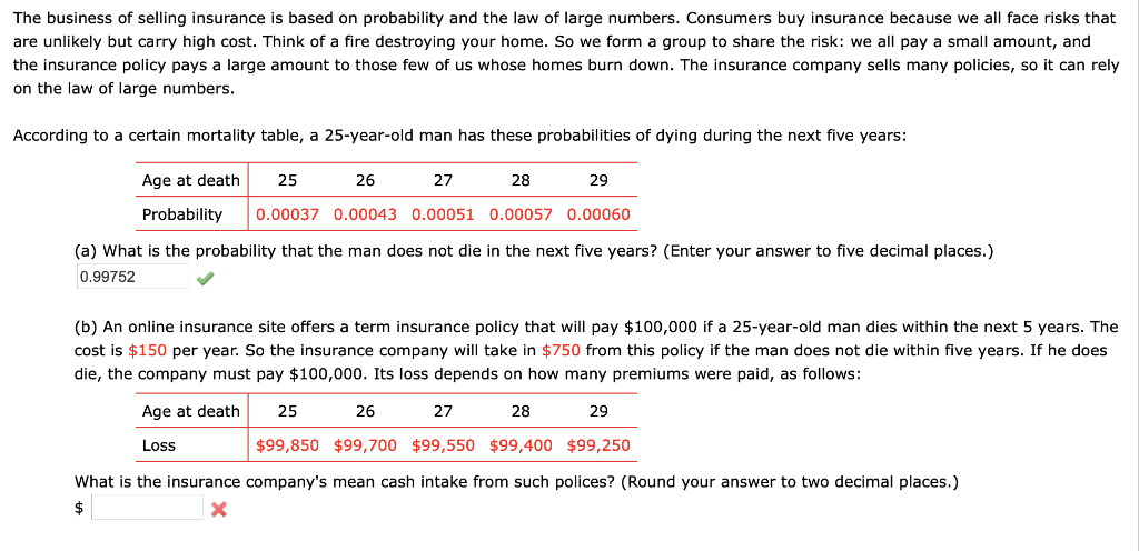 solved-the-business-of-selling-insurance-is-based-on-chegg