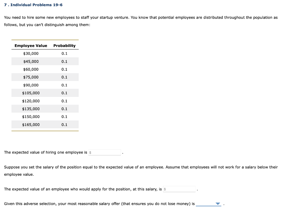 Solved You Need To Hire Some New Employees To Staff Your | Chegg.com