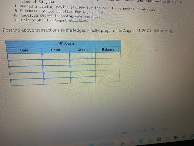 Solved Complete the following accounts (use the balance | Chegg.com