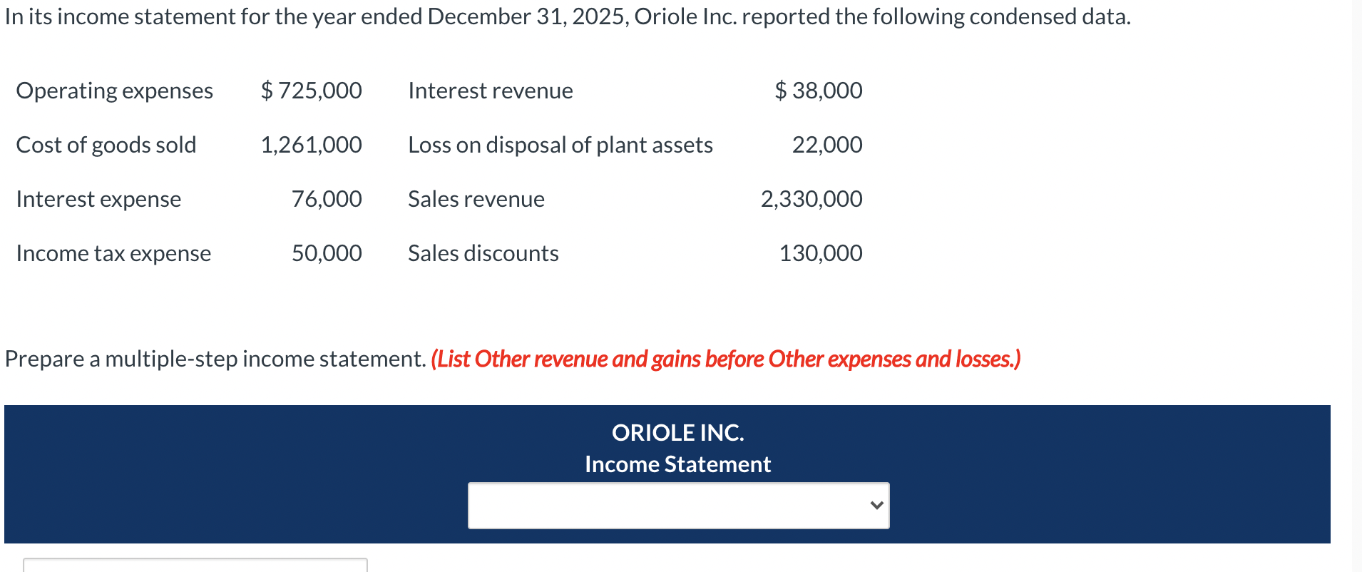 solved-prepare-a-multiple-step-income-statement-list-other-chegg