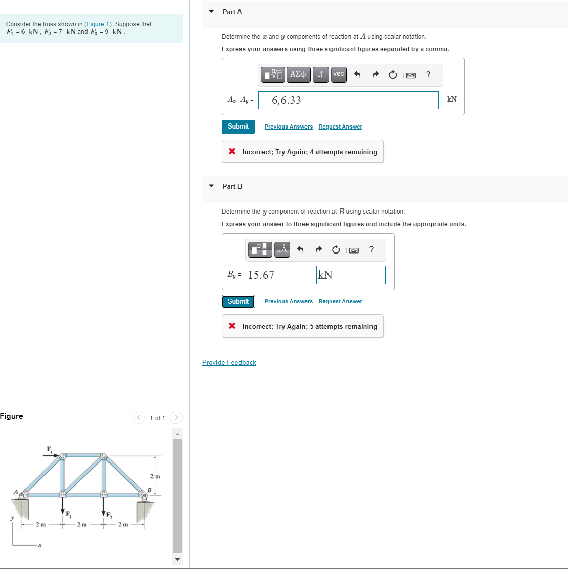 Solved Consider the truss shown in (Figure 1). ﻿Suppose | Chegg.com