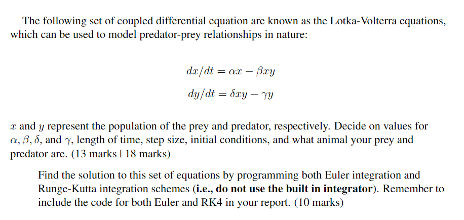 Solved The Following Set Of Coupled Differential Equation | Chegg.com