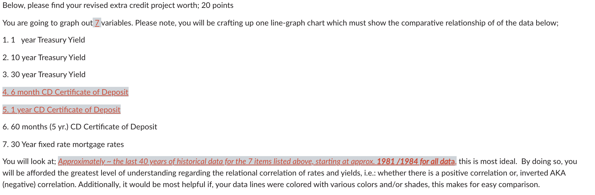 Below, please find your revised extra credit project | Chegg.com