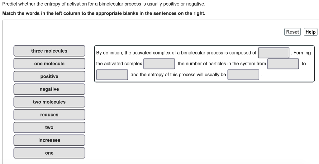 a sentence with the word molecule