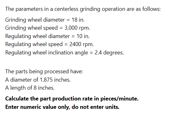 grinding wheel parts