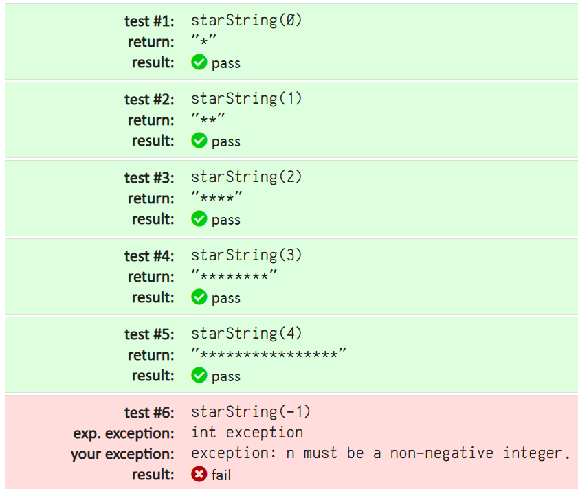 Solved Write a recursive function named starString that | Chegg.com