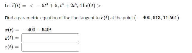 Solved Let R T Find A Parametric