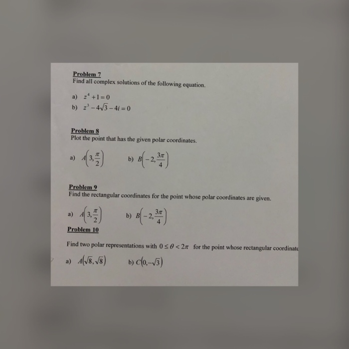 Solved Find all complex solutions of the following equation. | Chegg.com