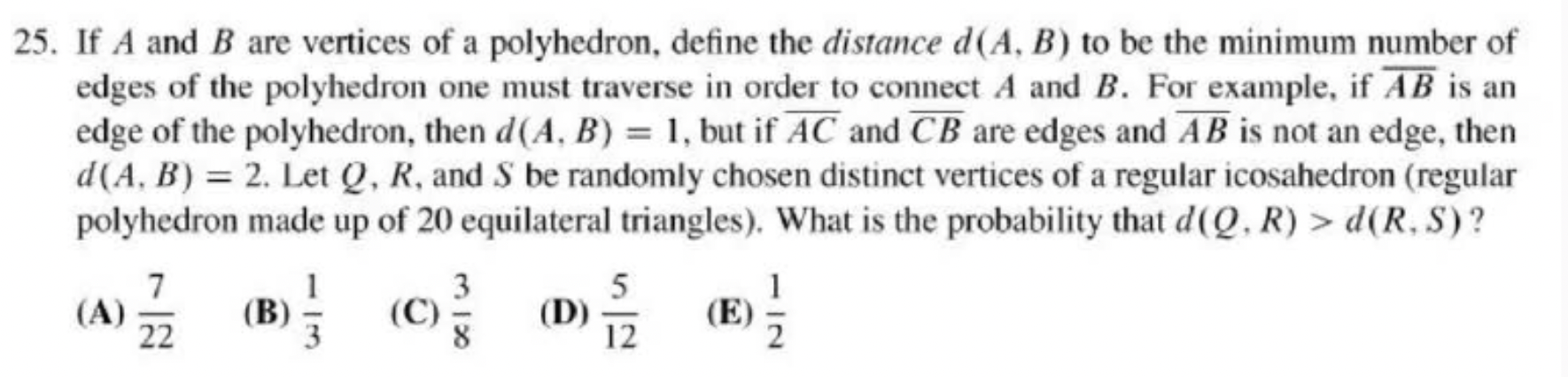 Solved If A And B Are Vertices Of A Polyhedron Define The Chegg Solved If A And B Are Vertices Of A Polyhedron Define The Chegg
