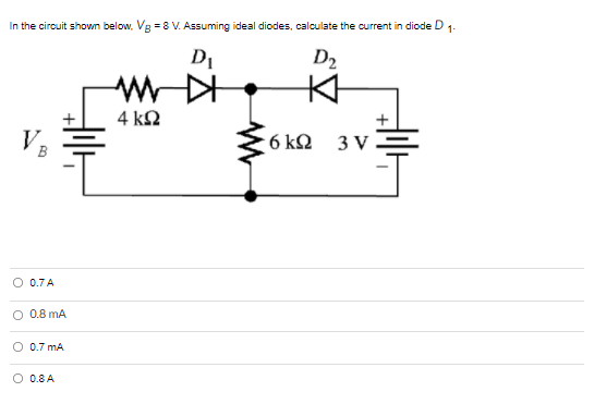 Solved In The Circuit Shown Below. Vg = 3 V. Assuming Ideal | Chegg.com