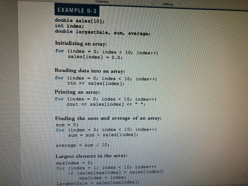Solved Question says: Check the Arrays I slide in Week | Chegg.com