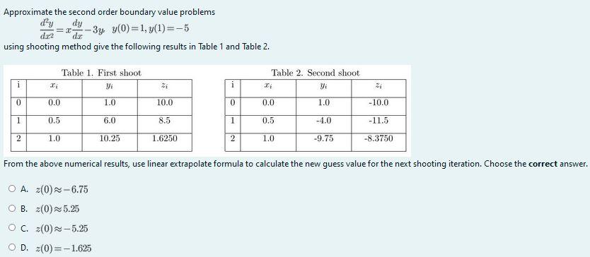 Solved Approximate the second order boundary value problems | Chegg.com