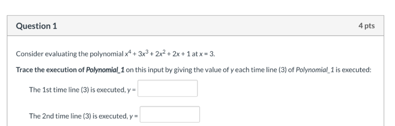 Solved Consider The Following Program Specification For | Chegg.com