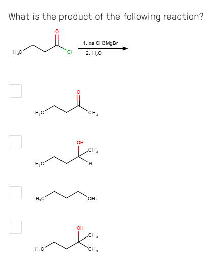 Solved What Is The Product Of The Following Reaction? | Chegg.com