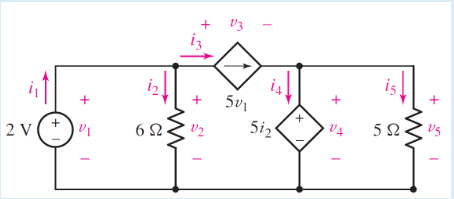 Solved Determine The Power Absorbed By The 2 V Source, As | Chegg.com