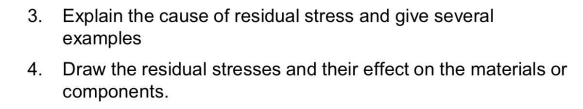 a teaching essay on residual stresses and eigenstrains