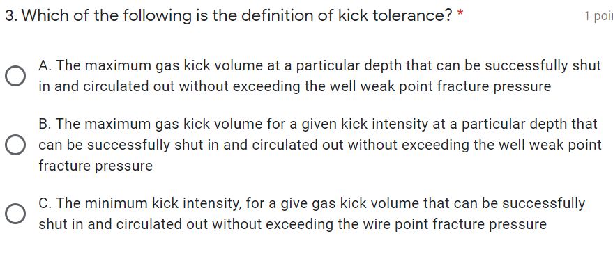 Solved 3. Which of the following is the definition of kick | Chegg.com