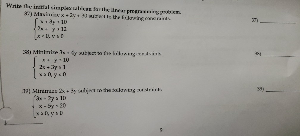 Solved Just do 39 I am posting 37 and 38 on chegg as | Chegg.com