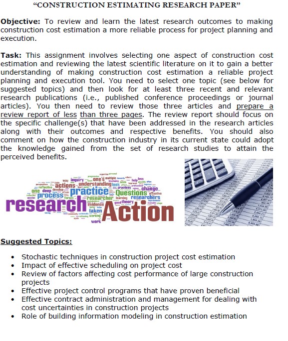 construction research essay