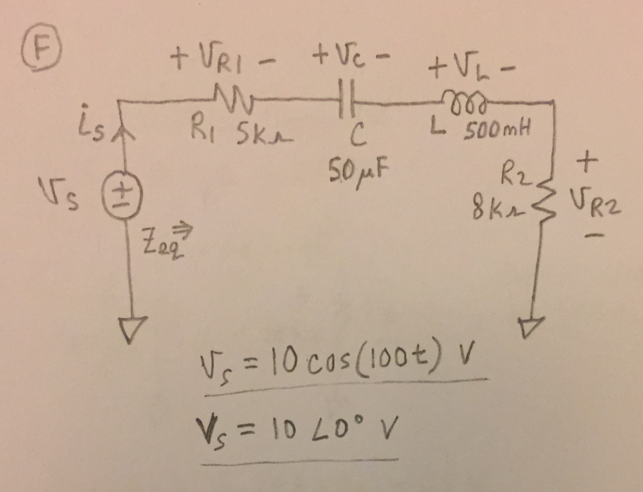 Solved 1. What is the total voltage, Vt? Only include | Chegg.com