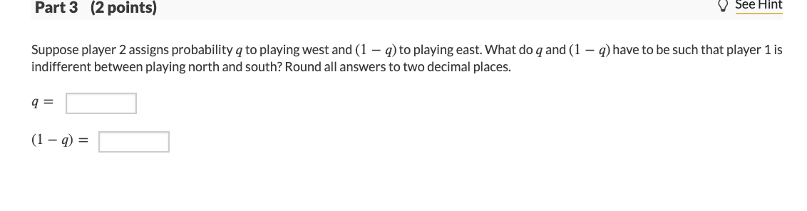 Solved Player 1 and player 2 are playing a simultaneous-move | Chegg.com