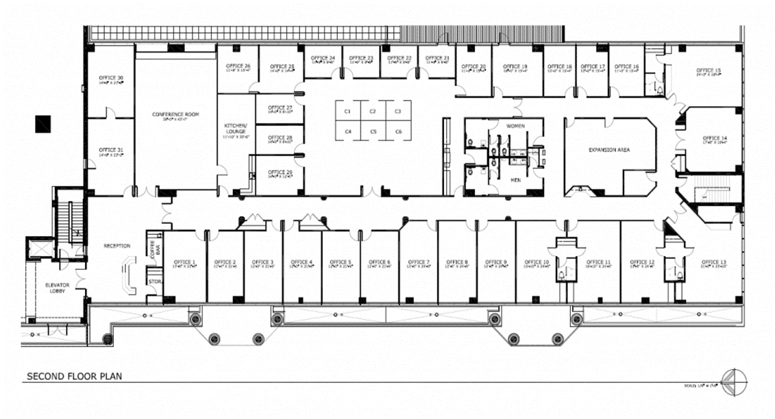 office building floor plans examples
