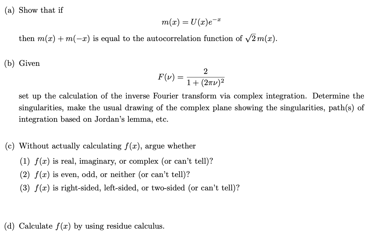 A Show That If M X U X E 1 Then M X M X Chegg Com