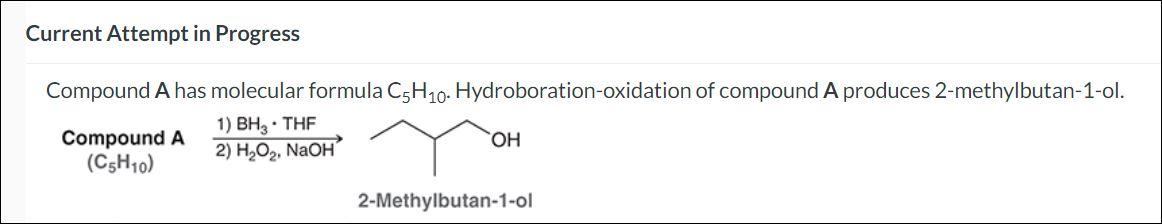 Solved Compound A Has Molecular Formula C5h10