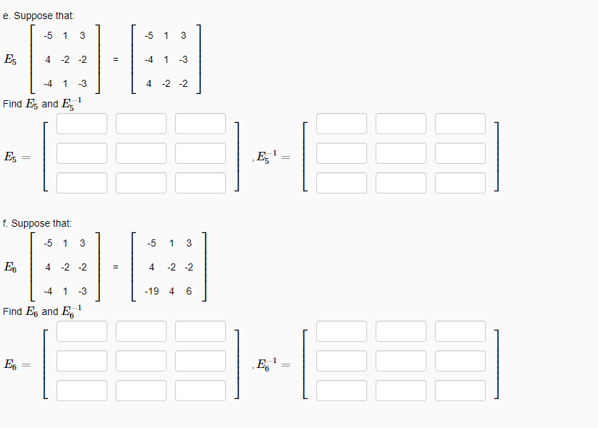 Solved (2 points) a. Suppose that: E1[41−23]=[161−83] Find | Chegg.com