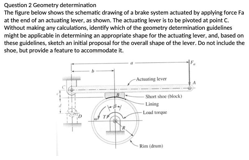 Solved Question 2 Geometry determination The figure below | Chegg.com