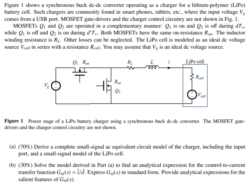 Figure 1 Shows A Synchronous Buck Dc Dc Converter Chegg Com