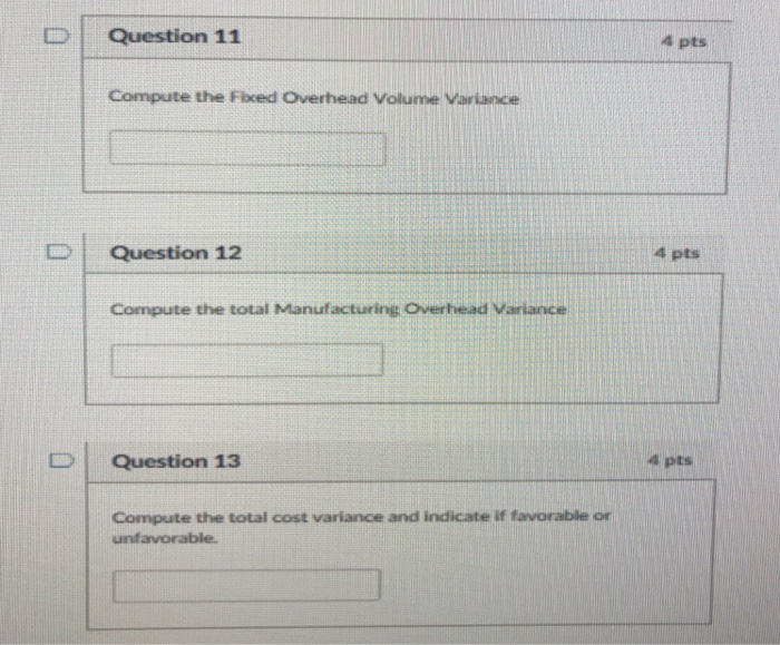Solved Wagner Company developed the following standard costs
