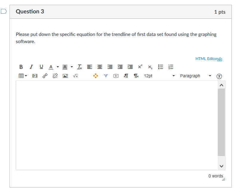 Solved Create and submit a graph for each of the following | Chegg.com