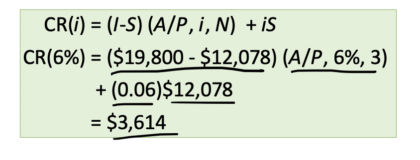 Solved Please explain to me what is Capital Recovery Cost | Chegg.com