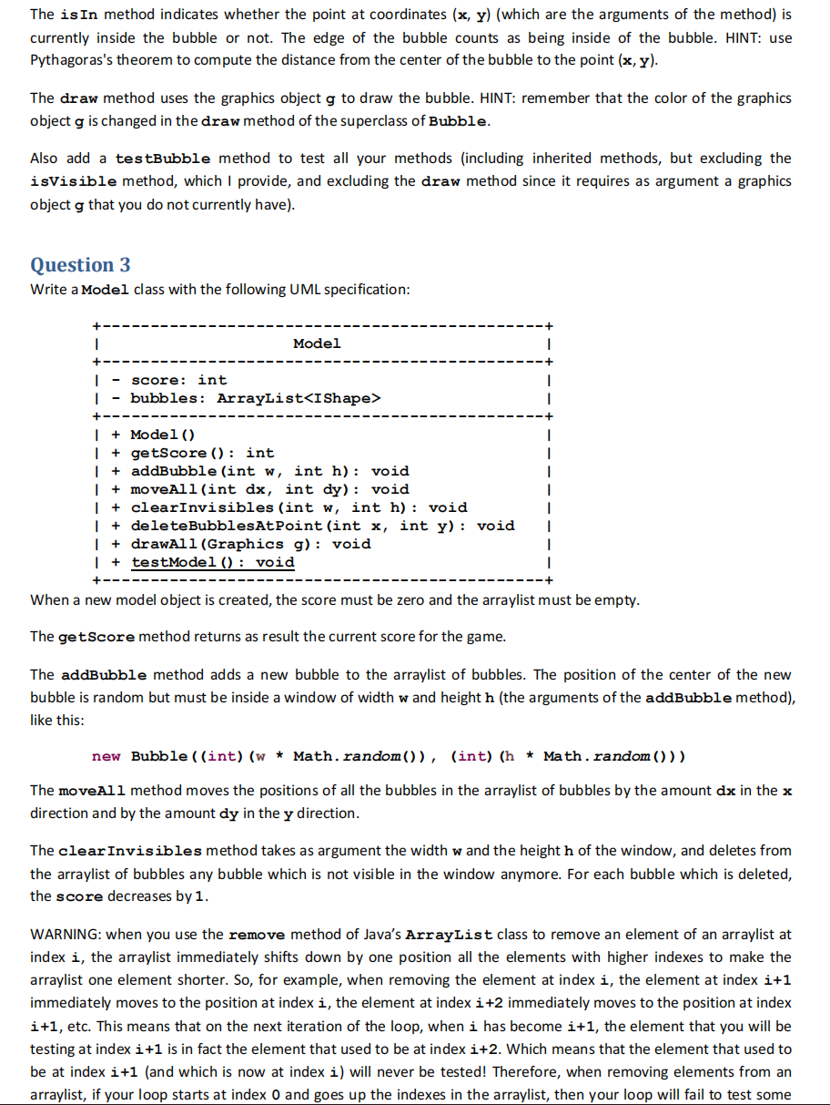Solved Use Java please. You just to answer question3 and 4 | Chegg.com