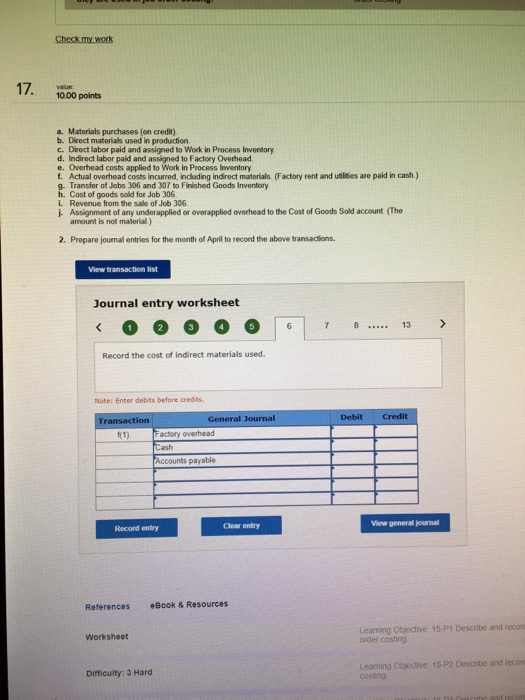 Managerial accounting homework help mcgraw hill connect