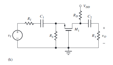 Solved Draw the ac equivalent circuits for, and classify | Chegg.com